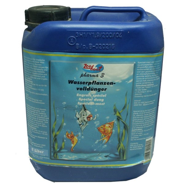 Zoobest Wasserpflazen Volldünger 5 Liter